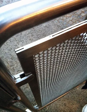 Panouri de gard din inox, lucrare executată de Comprodserv Eurama